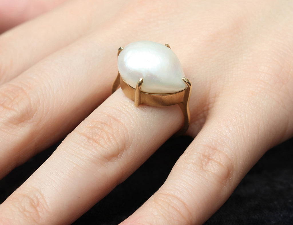 Freshwater Baroque Pearl Ring