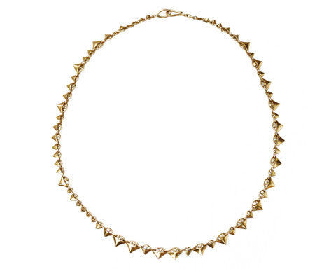 Gold Multi-Thorn Plokion Necklace