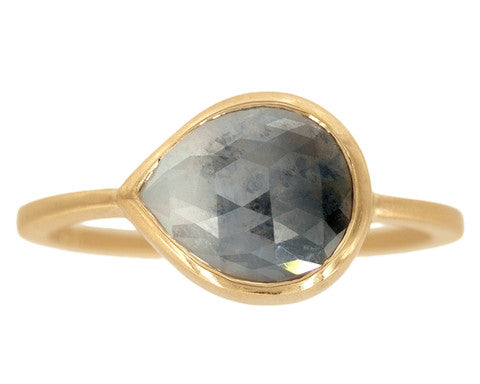 2.58ct Grey Ombré Diamond & Gold Ring