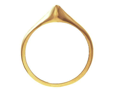 Solid Gold Thorn Ring