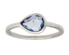 1ct Pale Blue Sapphire & 18-Karat White Gold Ring