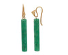 Adventurine Drops & 14K Gold Thorn Hook Earrings