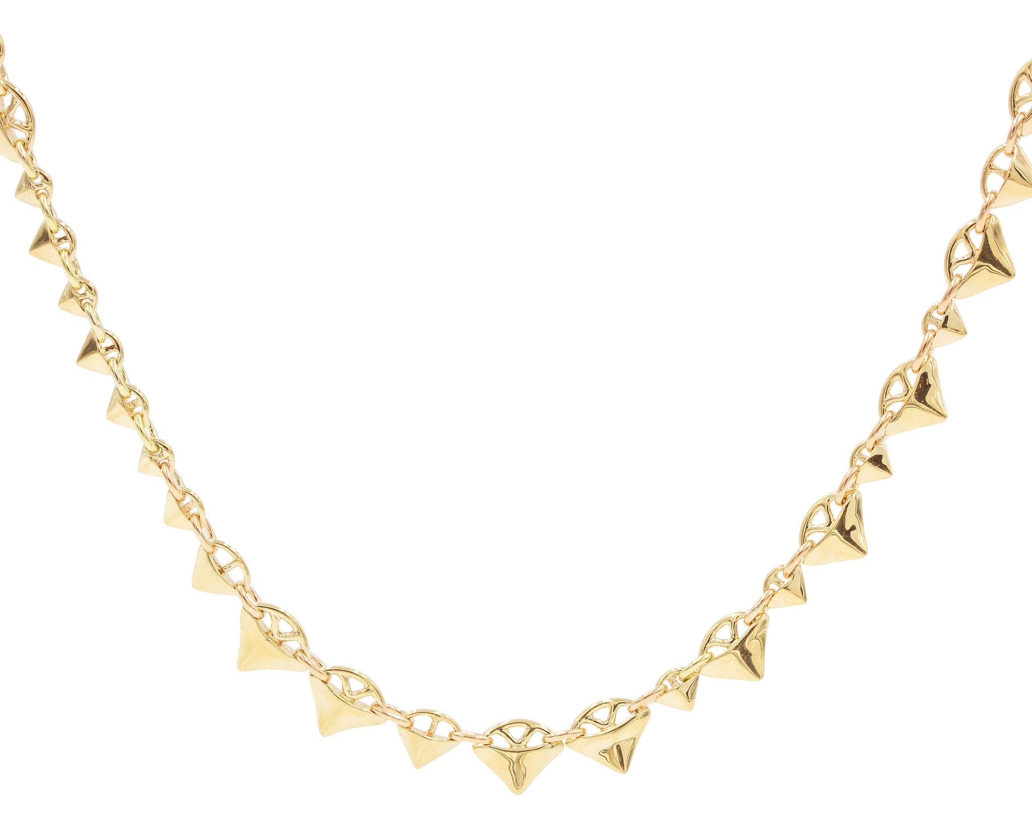 Gold Multi-Thorn Plokion Necklace