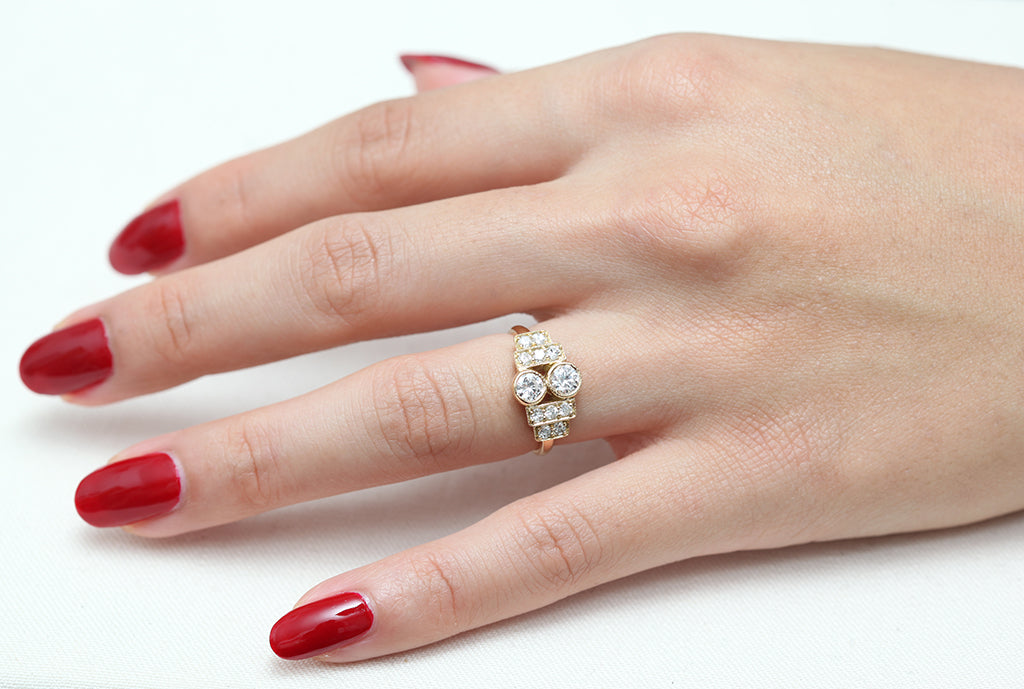 Charlotte Art Deco Diamond Ring